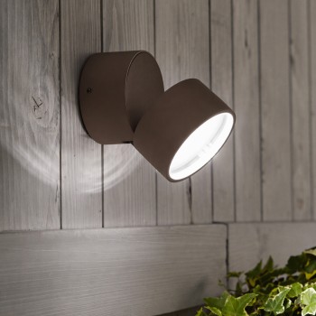 Aplica exterior LED IP54 OMEGA cafeniu Ideal Lux 285498, 7W