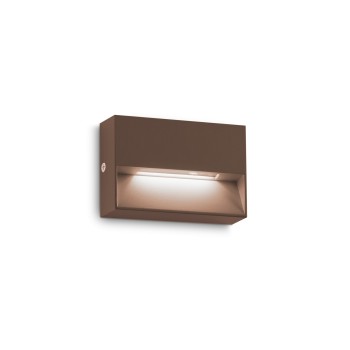 Aplica exterior LED IP65 DEDRA cafeniu Ideal Lux 316895, 1.5W