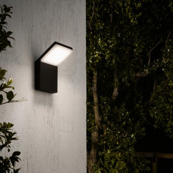 Aplica exterior LED IP54 STYLE negru Ideal Lux 322629, 8.5W