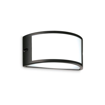 Aplica exterior IP54 REX negru Ideal Lux 322728, 1xE27