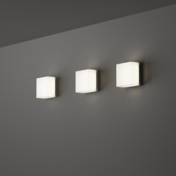 Aplica exterior LED IP65 SNOW alb Ideal Lux 326214, 6W