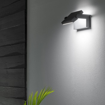 Aplica exterior LED IP54 SWIPE gri Ideal Lux 326863, 20.5W