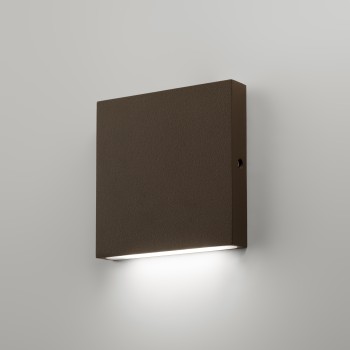 Aplica exterior LED IP65 POST-IT cafeniu Ideal Lux 335896, 3W