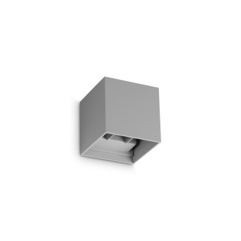 Aplica exterior LED IP54 ATOM gri Ideal Lux 366821, 12W