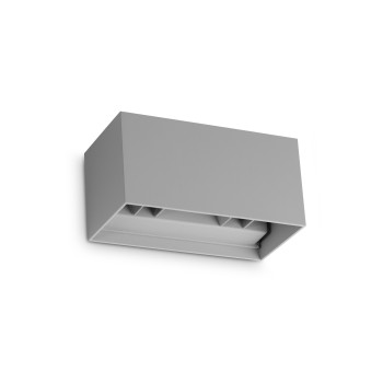 Aplica exterior LED IP54 ATOM gri Ideal Lux 366883, 25W