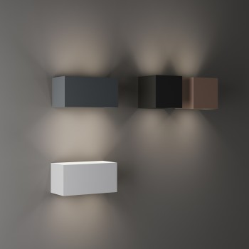 Aplica exterior LED IP54 ATOM gri Ideal Lux 366890, 25W