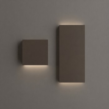 Aplica exterior LED IP65 POST-IT cafeniu Ideal Lux 369396, 6W
