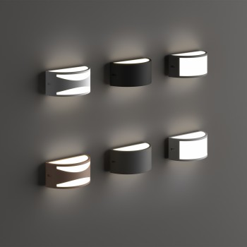 Aplica exterior IP54 REX cafeniu Ideal Lux 370941, 1xE27