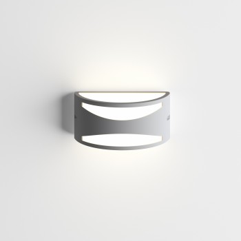 Aplica exterior IP54 REX gri Ideal Lux 370972, 1xE27