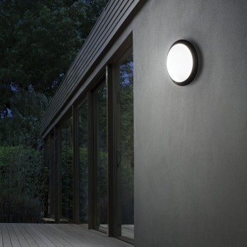 Aplica exterior IP66 POLAR negru Ideal Lux 096674, 1xE27