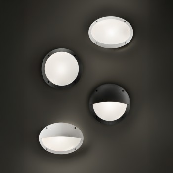 Aplica exterior IP66 POLAR alb Ideal Lux 096735, 1xE27