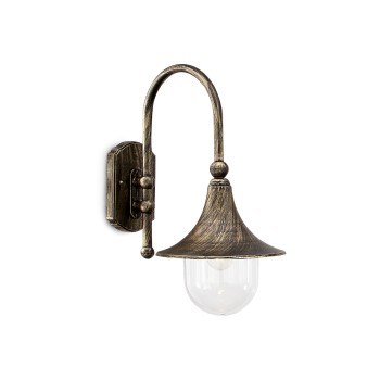 Aplica exterior IP43 CIMA negru Ideal Lux 024134, 1xE27