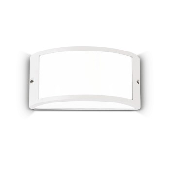 Aplica exterior IP54 REX alb Ideal Lux 092393, 1xE27
