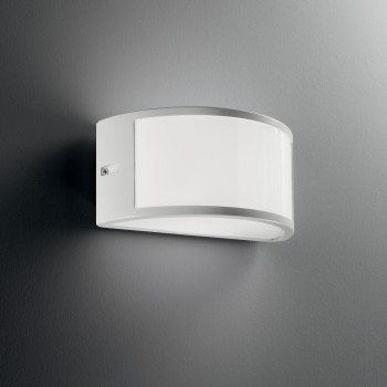 Aplica exterior IP54 REX alb Ideal Lux 092393, 1xE27