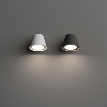Aplica exterior IP43 GAS alb Ideal Lux 091518, 1xGU10
