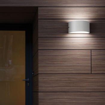 Aplica exterior IP54 REX alb Ideal Lux 092416, 1xE27