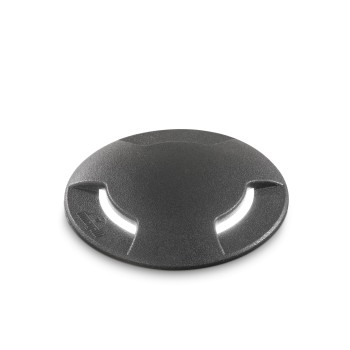 Spot exterior IP67 WAY negru Ideal Lux 120362, D16 cm, 1xGX53