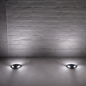 Spot exterior IP67 WAY negru Ideal Lux 120362, D16 cm, 1xGX53