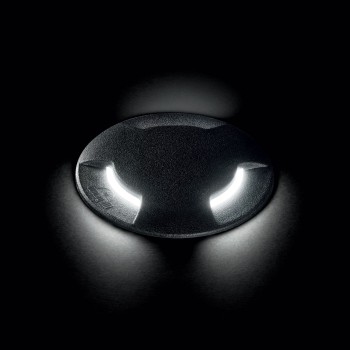 Spot exterior IP67 WAY negru Ideal Lux 120362, D16 cm, 1xGX53