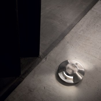 Spot exterior LED IP67 ROCKET otel Ideal Lux 122021, D9.2 cm, 3W