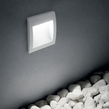 Spot exterior LED IP65 WIRE alb Ideal Lux 268989, 14x14 cm, 4W