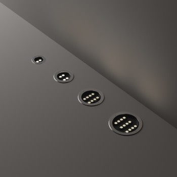 Spot exterior LED IP67 TAURUS otel Ideal Lux 277004, 17.5x19.5 cm, 6W