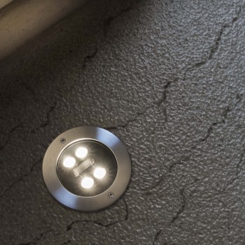 Spot exterior LED IP67 TAURUS otel Ideal Lux 277028, 25.5x27 cm, 14W