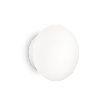 Plafoniera exterior IP54 BUBBLE alb Ideal Lux 158907, D15 cm, 2xG9