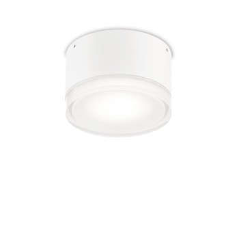 Plafoniera exterior IP44 URANO alb Ideal Lux 168036, D12 cm, 1xGX53