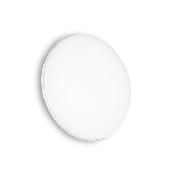 Plafoniera exterior LED IP65 MIB alb Ideal Lux 202945, D30 cm, 18W