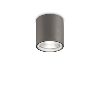 Plafoniera exterior IP55 GUN antracit Ideal Lux 236865, D11 cm, 1xGU10