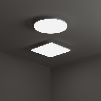 Plafoniera exterior LED IP65 MIB alb Ideal Lux 269115, D30 cm, 18W