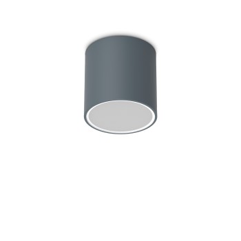 Plafoniera exterior IP54 TECHO antracit Ideal Lux 318103, D15 cm, 1xGU10