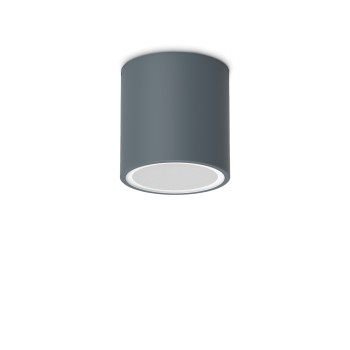 Plafoniera exterior IP54 TECHO antracit Ideal Lux 318110, D9 cm, 1xGU10