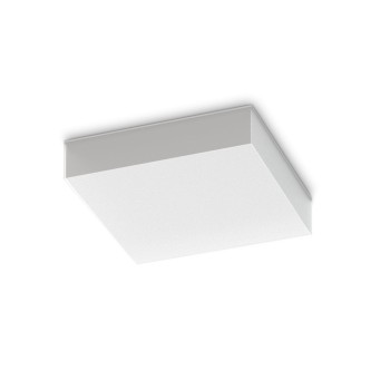 Plafoniera exterior LED IP65 SNOW alb Ideal Lux 326238, 25x25 cm, 18W