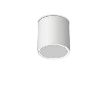 Plafoniera exterior IP54 TECHO alb Ideal Lux 342689, D15 cm, 1xGU10