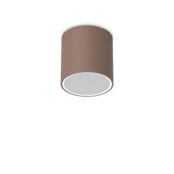 Plafoniera exterior IP54 TECHO cafeniu Ideal Lux 342696, D15 cm, 1xGU10