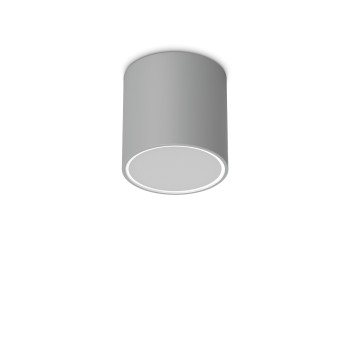 Plafoniera exterior IP54 TECHO gri Ideal Lux 342702, D15 cm, 1xGU10