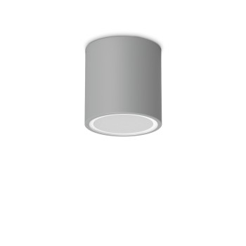 Plafoniera exterior IP54 TECHO gri Ideal Lux 342726, D9 cm, 1xGU10