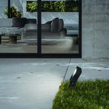 Proiector LED IP65 SIRIO negru Ideal Lux 345659, 1xGX53