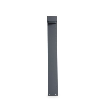 Stalp iluminat gradina IP65 SIRIO antracit Ideal Lux 115061, H80 cm, 1xGX53