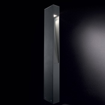 Stalp iluminat gradina IP44 MERCURIO antracit Ideal Lux 114347, H60 cm, 1xG9