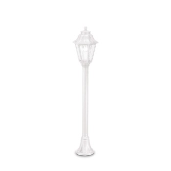Stalp iluminat gradina IP55 DAFNE alb Ideal Lux 120454, H110 cm, 1xE27