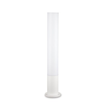 Stalp iluminat gradina IP65 EDO alb Ideal Lux 135755, H80 cm, 1xGX53