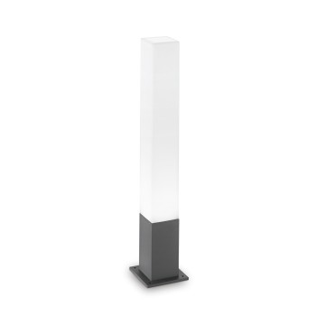 Stalp iluminat gradina IP65 EDO antracit Ideal Lux 135762, H79 cm, 1xGX53