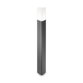 Stalp iluminat gradina IP44 PULSAR antracit Ideal Lux 135908, H80 cm, 1xE27