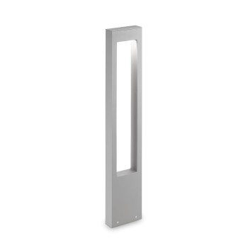 Stalp iluminat gradina IP44 VEGA gri Ideal Lux 136042, H80 cm, 1xG9
