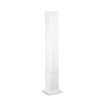 Stalp iluminat gradina IP65 EDO alb Ideal Lux 142999, H79 cm, 1xGX53