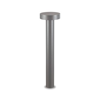 Stalp iluminat gradina IP44 TESLA antracit Ideal Lux 153162, H80 cm, 4xG9