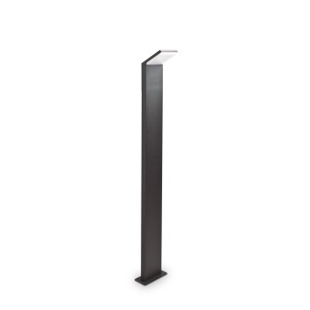 Stalp iluminat gradina LED IP54 STYLE antracit Ideal Lux 246871, H100 cm, 8.5W